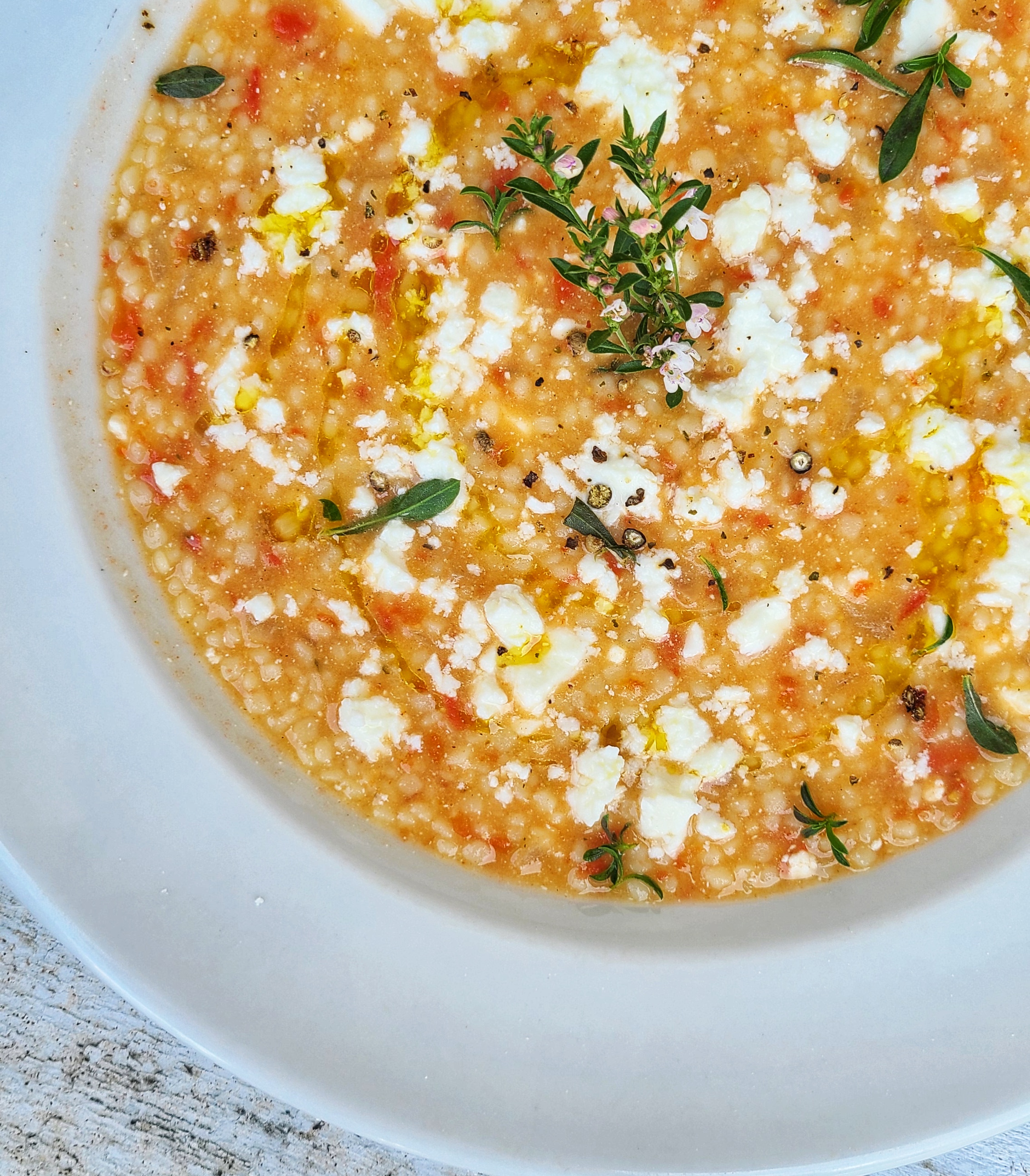 Trahana Soup With Tomato and Feta Kalofagas.ca